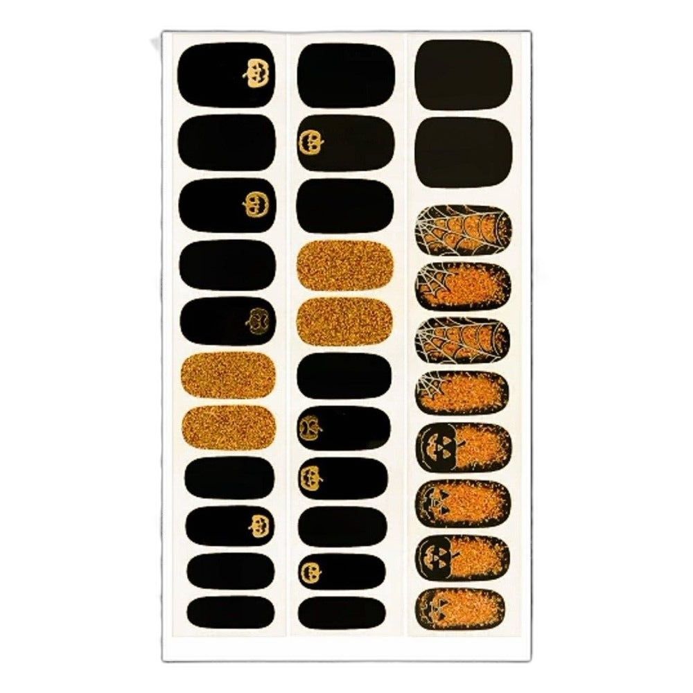 Dashing Diva Gloss Twisted Nightmare Halloween 32 Gel Nail Strips NWT